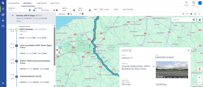 Accessing historical EBS weight data - Ability to identify where the load of the trailer changed-1
