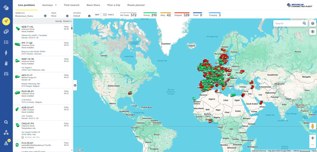 Adding a location via the map - Screenshot 1