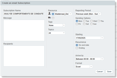 How to improve driver behaviour - Reports2