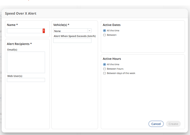 MyCF Settings - Alerts